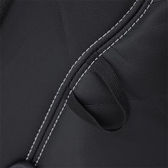 Black Driver Seat Bottom Perforated Cover for 1500 2500 3500 2013-2018