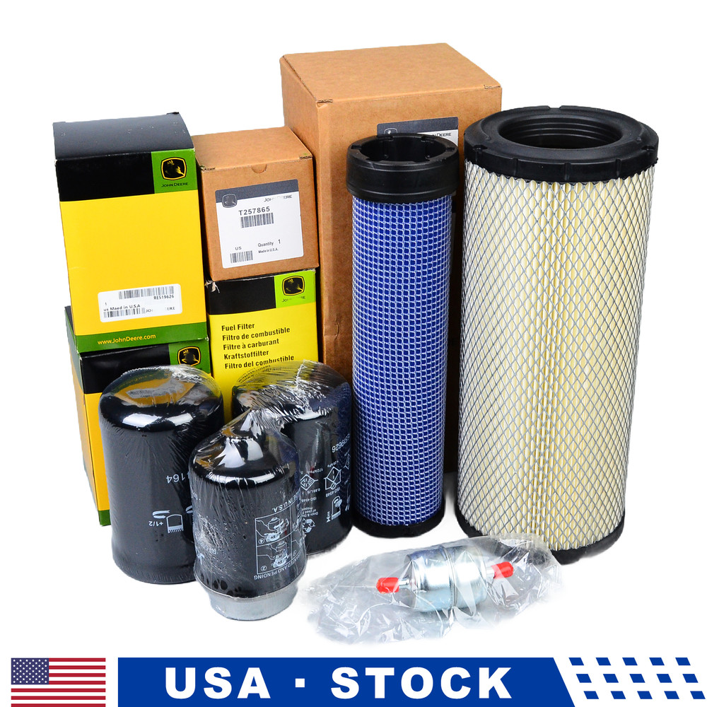 Maintenance Filter Kit For John Deere CT322 Oil Fuel Air Hydraulic Filters