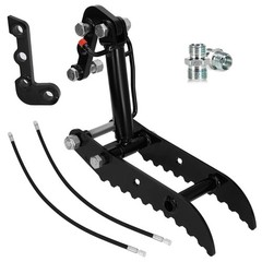 Mini Excavators Hydraulic Thumb Clip, Thumb Below 3 Tons with L-Shaped Bracket