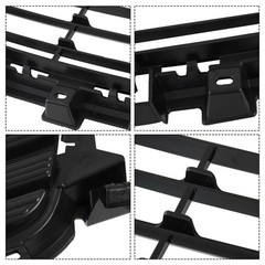 Black Front Hood Grille Mesh Style Replacement for Terrain 2022 2023 2024
