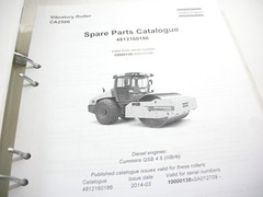 Original Atlas Copco Dynapac CA2500 Vibratory Roller Compactor Parts Manual Book