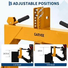 3000 LBS 3 Point Quick Hitch 2″ Receiver for Cat 1 Tractors w/ Versatile Adapter