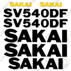 Fits Sakai SV540DF Decal Kit Roller – 7 YEAR OUTDOOR 3M VINYL!