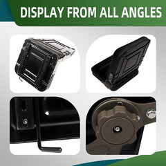 Universal Tractor Seat with Adjustable Backrest and Slide Compatible with Forkli