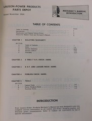 Tecumseh Engines 1966 Mechanics Manual – Lauson-Power Products Parts Depot