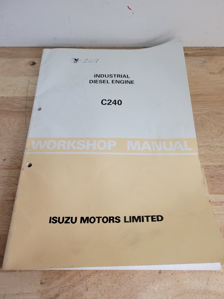 Isuzu C240 Industrial Diesel Engine Workshop Shop Service Repair Manual Original