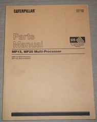 CAT CATERPILLAR MP15 MP20 MULTI-PROCESSOR PARTS MANUAL BOOK S/N ABR ACF GEBP2888