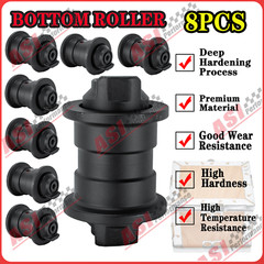 8Pcs Track Roller Bottom Roller For IHI IHI32J Mini Excavator Undercarriage -NEW
