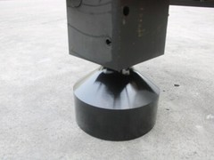 Wolverine 750 Post Driver Fence Pounder Skid Steer Universal Attachment