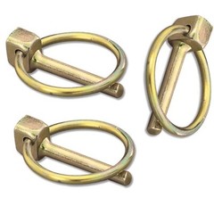 10 Pack of Tractor Implement Lynch Pins with Ring 7/16″ x 1-3/4 Inch 873-2703