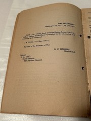 War Department Technical TM 5 – 1100 1943 Roller Road Gasoline Engine Driven
