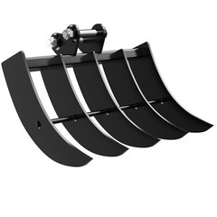 Rake Attachment For Mini Excavator One Ton To 1.5Ton Digger In Stock USA