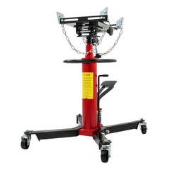 1322-1660lbs Capacity Hydraulic Transmission Jack 2 Stage Adjustable Telescoping