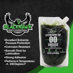 BLACKHAWK PERFORMANCE Lithium EP00 Grease – 32 oz EZ Squeeze Pouch (4pk)