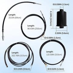 NFR0013 Nylon Fuel Line Compatible with Chevrolet GMC Trucks 1988-1997 C1500 C25