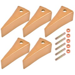 5PK Bucket Teeth + Pins & Retainers for Caterpillar CAT J200 Series High Quality