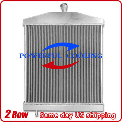 2 Rows Aluminum Radiator for Lincoln Welder 200 250 AMP SA200 SA250 G1087 H19491