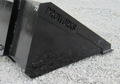 72″ Smooth Bucket Attachment Standard Duty Fits Skid Steer Compact Tractor USA