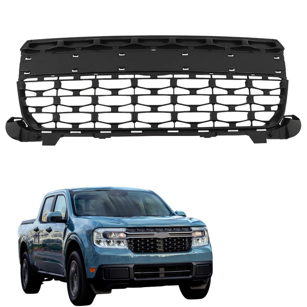 Matte Black Front Bumper Grille Upper Honeycomb Maverick 2022-2023 NZ6Z8200CA