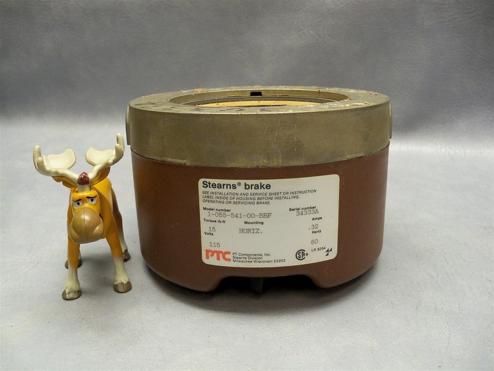 Stearns Brake 1-055-541-00-BBF Horizontal Mount 115V 60Hz Torque 15 lb-ft 0.32A