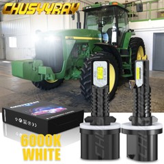 2 bright White LED light bulbs For Deere 8100 8110 8200 8210 8300 8310 8400 8410