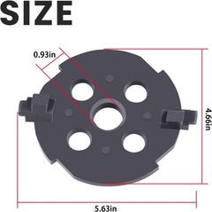 1Pcs For Allis-Chalmer to John Deere Lustran Seed Plate Adaptor MC4300 Silvery