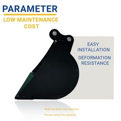 600mm Smooth Edge Bucket for 1-1.8T Mini Excavator, With Pin, Free Shipping USA