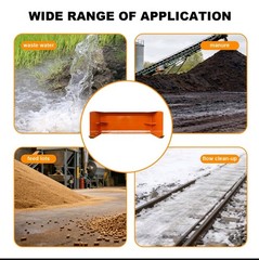 Wolverine 8′ SNOW PUSHER SKID STEER QUICK ATTACH SP-15-84W Shipping $3.75 Per Mi