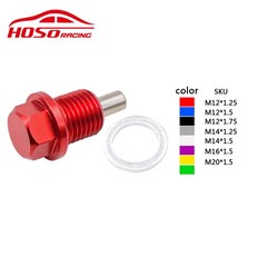 3pcs Universal Magnetic Drain Plug – Aluminum Oil Pan Bolt