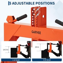 3000 LBS 3 Point Quick Hitch 2″ Receiver for Cat 1 Tractors w/ Versatile Adapter