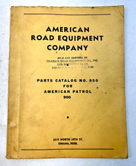 Vintage American Road Equipment Co. Parts Catalog for American Patrol 900