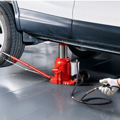 Air Hydraulic Bottle Jack, 50 Ton (110231.5 lbs) Capacity, 10.4-16.1 Inch Liftin
