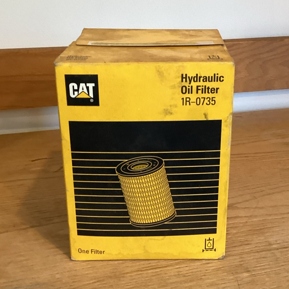 CAT Hydraulic Oil Filter 1R-0735 Heavy Equipment Replacement Part Model 1R-0735