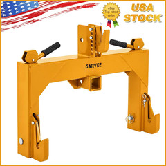 3000 LBS Steel 3 Point Quick Hitch W/ 2” Receiver Hitch For Category 1 Tractors