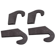 4 Mounting Brackets for Pin Type over the Bucket Loader Pallet Forks Weld On new