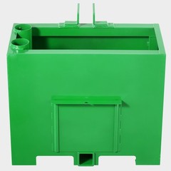 Ballast Box 3 Point Category 1 Tractor Quick Tach Hitch Counterweight Green Red