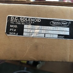 Kubota Dc Solenoid 3aw Kit 1751 12A6U1B1S5 Synchro Start NEW