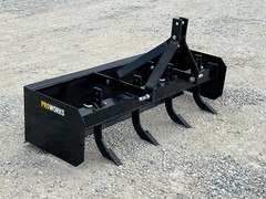 PROWORKS 60″ Box Blade 3 Point Hitch Tractor Scraper Grader 5ft USA 4 Ripper