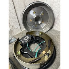 5 on 5 Bolt Circle Drum Kits w/ 10″ Lt & Rt Electric Brake 3500 lbs Trailer Axle