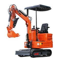 FREE SHIP 1Ton Mini Excavator B&S 13.5HP Crawler Hydraulic Digger