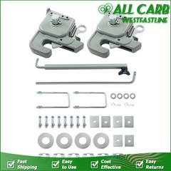 Gray Category 2 Tractor Easy Change Quick Hitch with Stabilizer Bar