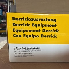 Liebherr LR 1300 Crane Derrick Equipment Made In Germany 1:50 Big Boy Toy USA