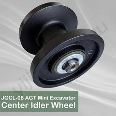 Wheel Radius- 5″ AGT Mini Excavator Center Idler Wheel fit H12 QH12 12 15 Series