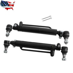 2 × Power Steering Cylinder A37509 D84800 For Case 586C 586D 586E 585D 585E 586D
