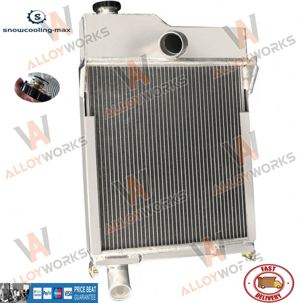 3 Rows Radiator FIT John Deere M MT 40 330 320 Non-Pressurized Tractor AM1771T