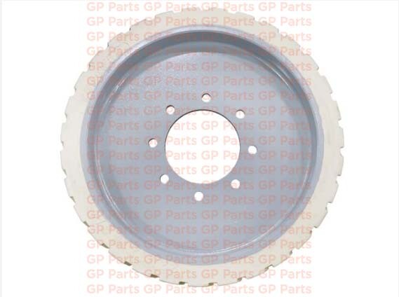 Genie 94908GT,NON MARKING TREAD, MOULD ON TIRE (22″ x 7″)(8 Hole)(Steer)(Solid)
