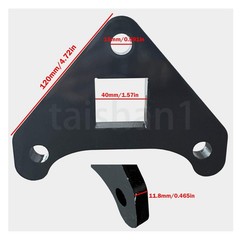 2Pcs Flange bracket For Chinese Mini Excavator Drive Motor Reinforcement Bracket