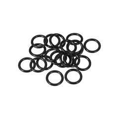 uxcell Nitrile Rubber O-Rings 17mm OD 12mm ID 2.5mm Width, 12x17x2.5mm, Black