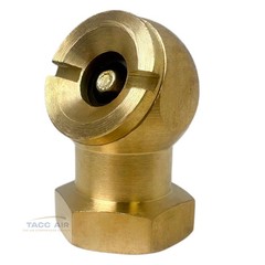 2 Pack Standard Ball Foot Air Tire Chuck Inflator 1/4″ Female NPT Closed Flow