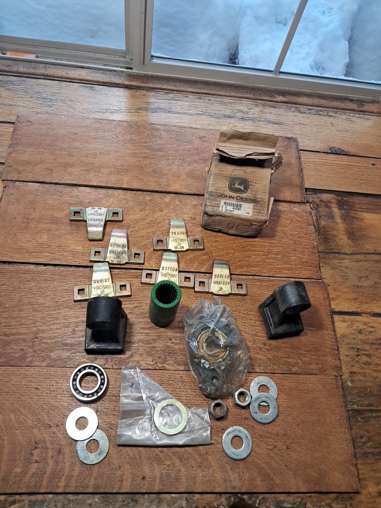 Large Lot Of John Deere, Cat New Holland OEM Parts New Old Stock And Used . K37